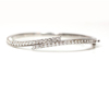 Bangel Bracelet in White Gold