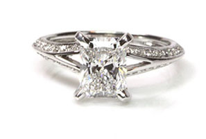 Cushion Cut Engagement Ring