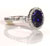 Blue Sapphire with Diamonds