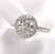 Two Carat Round Diamond Encirlced by Diamonds