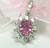 Pink Sapphire with Diamonds Earrings