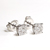 Pink Sapphire with Diamonds Earrings