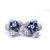 Diamonds and Blue Sapphire Earrings